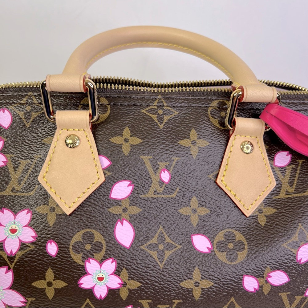 Louis Vuitton Takashi Murakami LV X TM Cherry Blossom Speedy Bandouliere 25 - Picture 3 of 13